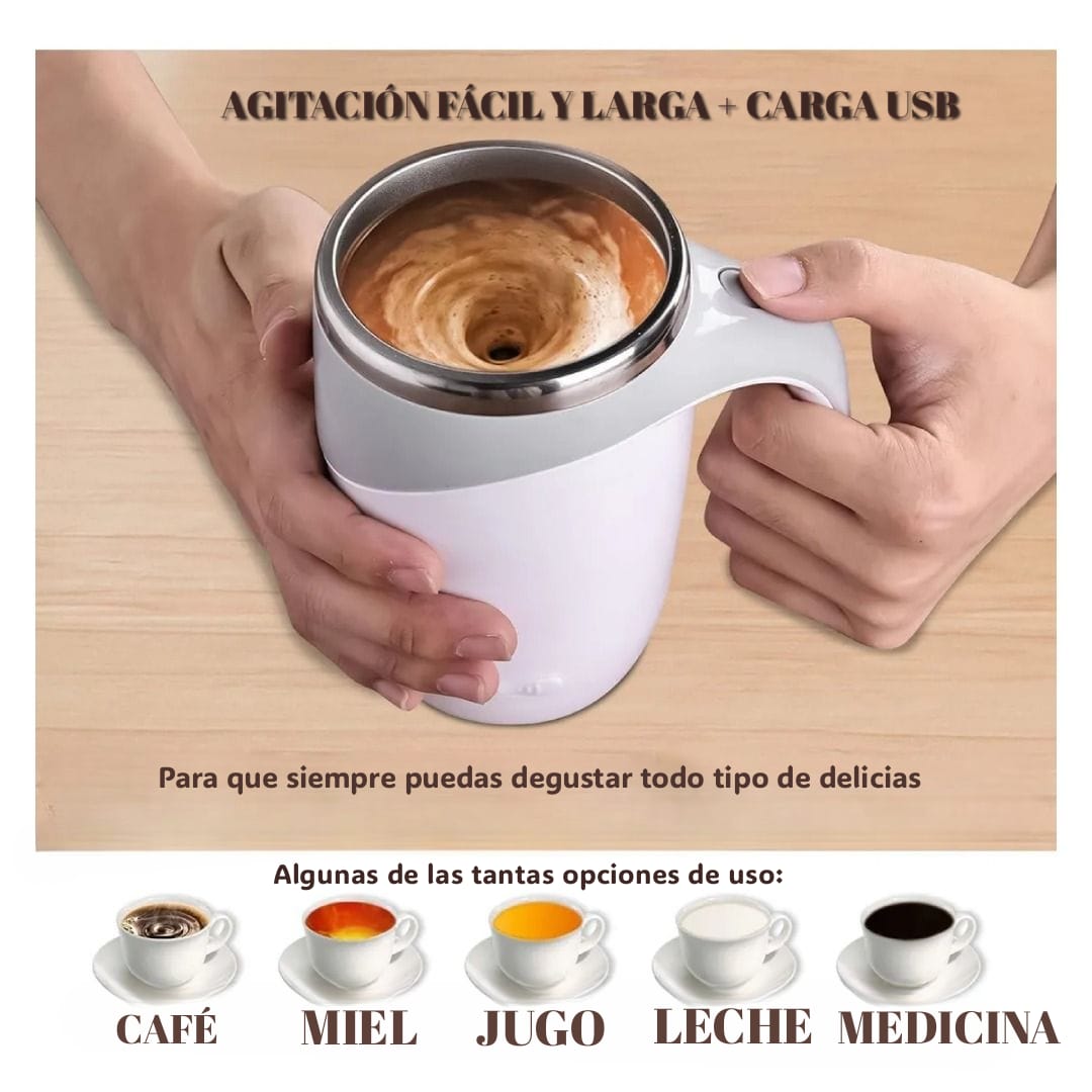 Taza Magnética Auto agitable
